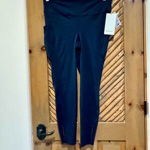 NWT (16) Lululemon Fast & Free HR Tight 28” pockets Navy Blue